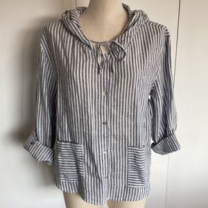 NEW W/Tags—-Tahari Linen Jacket